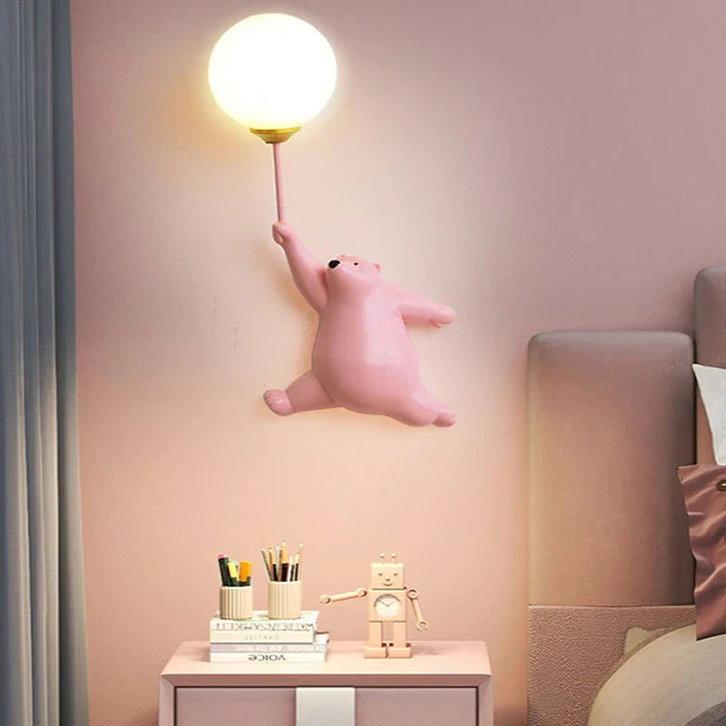 Cartoon Wandleuchte für Kinderzimmer – LED Wandlampe für Kinder | Brehn