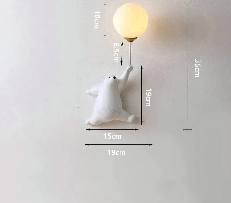 Cartoon Wandleuchte für Kinderzimmer – LED Wandlampe für Kinder | Brehn