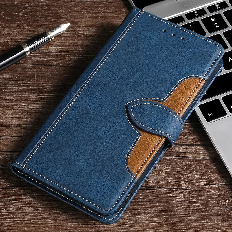 Brehn | Wallet Magnetische Flip-Lederhülle für iPhone