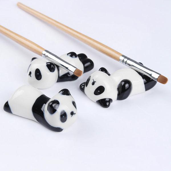 Keramischer Panda Pinsel Essstäbchenhalter | Brehn