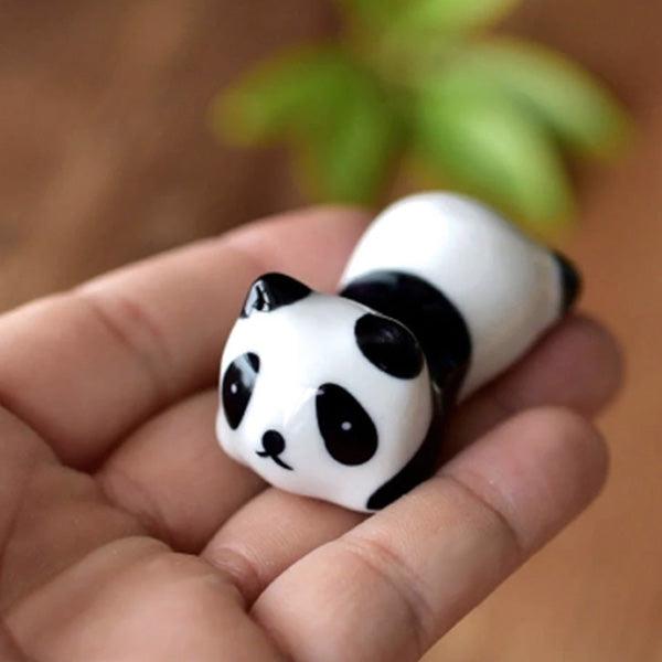Keramischer Panda Pinsel Essstäbchenhalter | Brehn