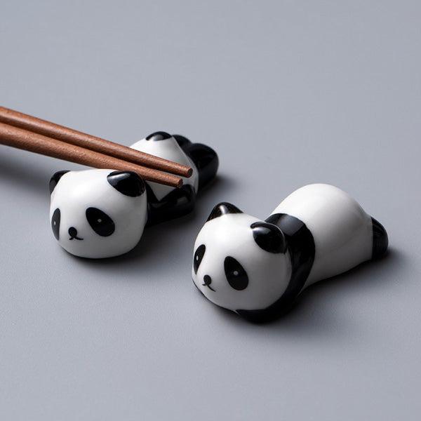 Keramischer Panda Pinsel Essstäbchenhalter | Brehn