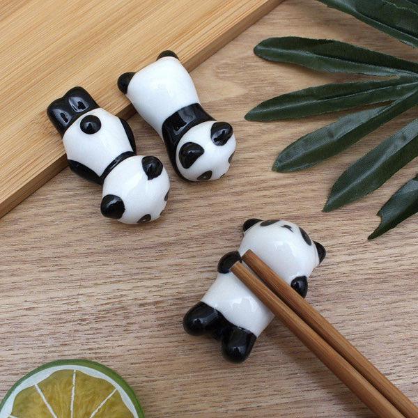 Keramischer Panda Pinsel Essstäbchenhalter | Brehn