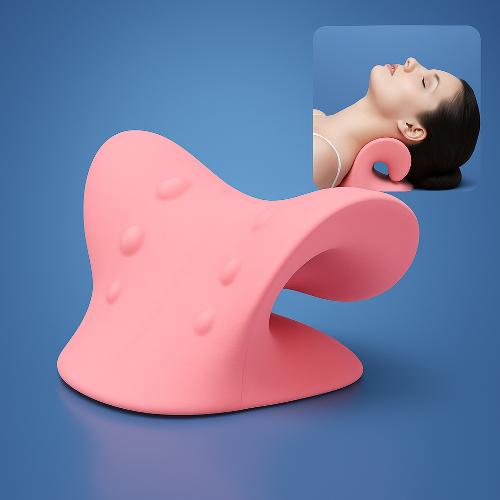 NeckAlign Chiropraktisches Nacken-Kissen | Strecker für Nacken - Schmerzlinderung - Verbesserte Haltung - Besserer Schlaf Brehn