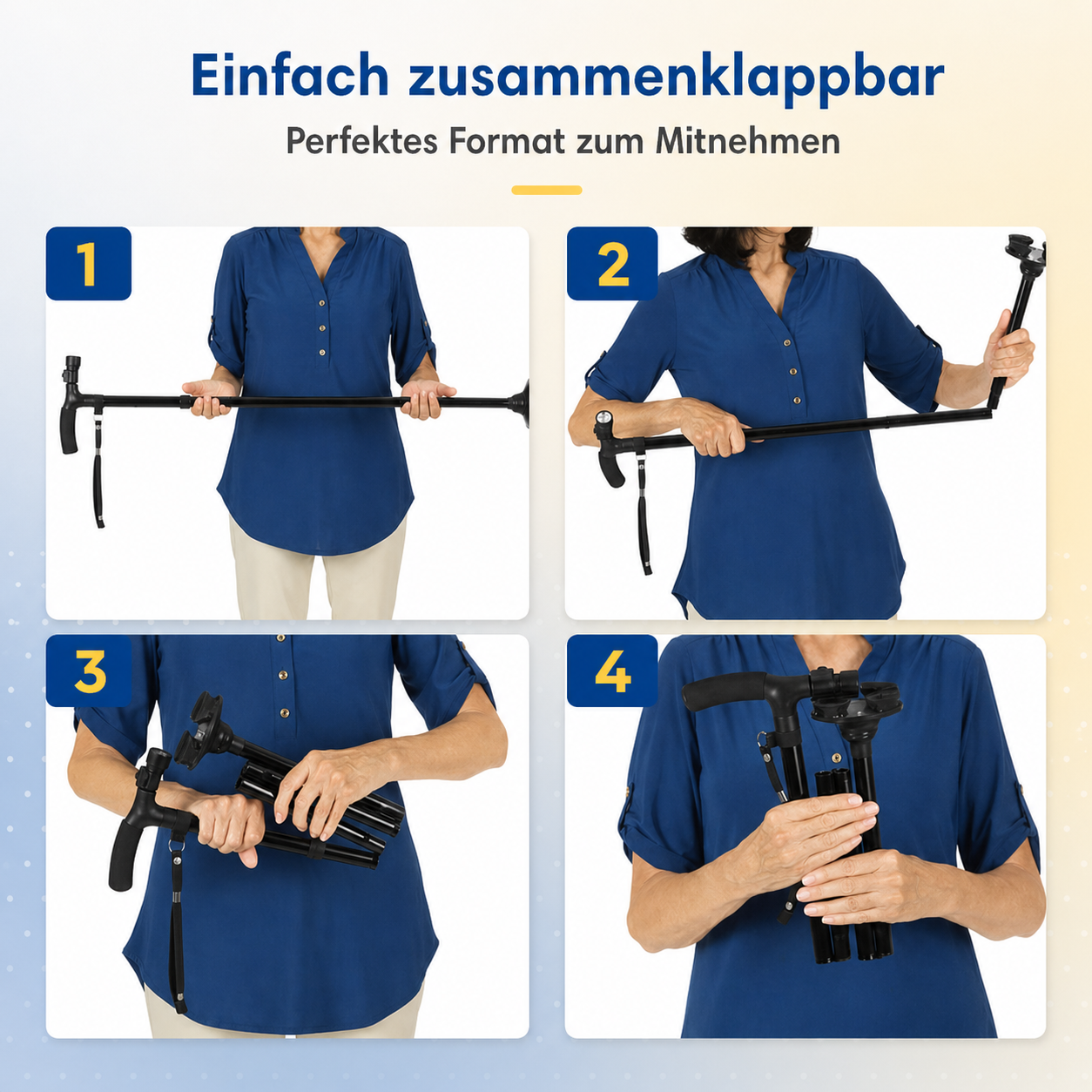 Gehstock höhenverstellbar | Brehn