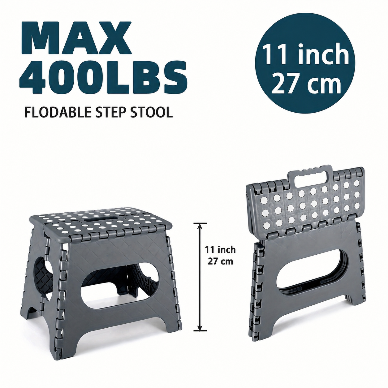 Klappbarer Tritthocker bis 180 kg | Brehn