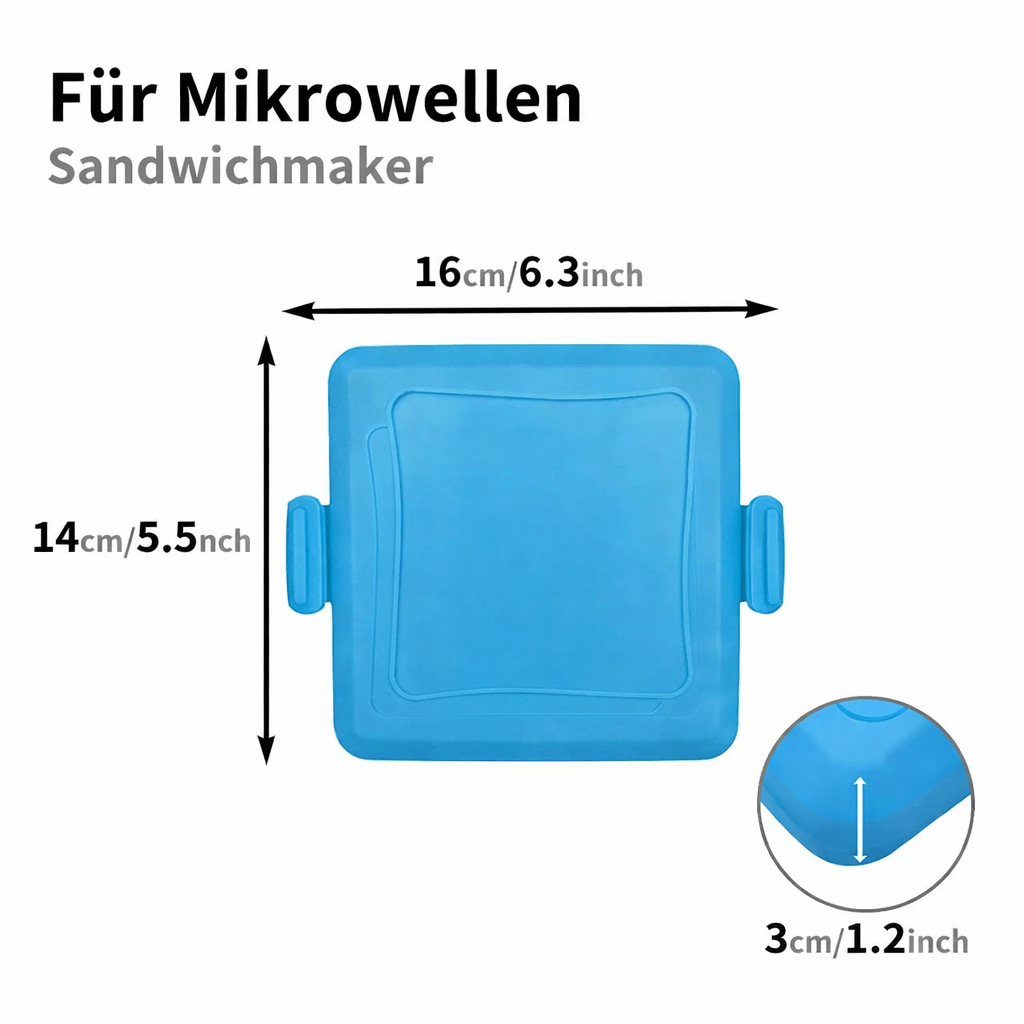 CrunchMate™ Sandwich Maker für Mikrowelle & Ofen | Brehn