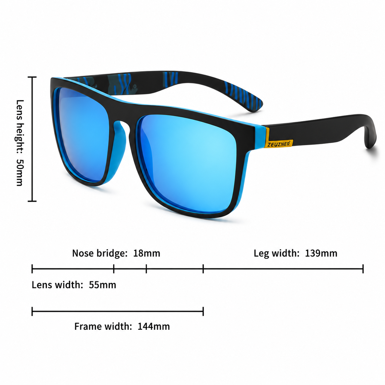 Polarisierte UV400 Sonnenbrille für Outdoor | Brehn