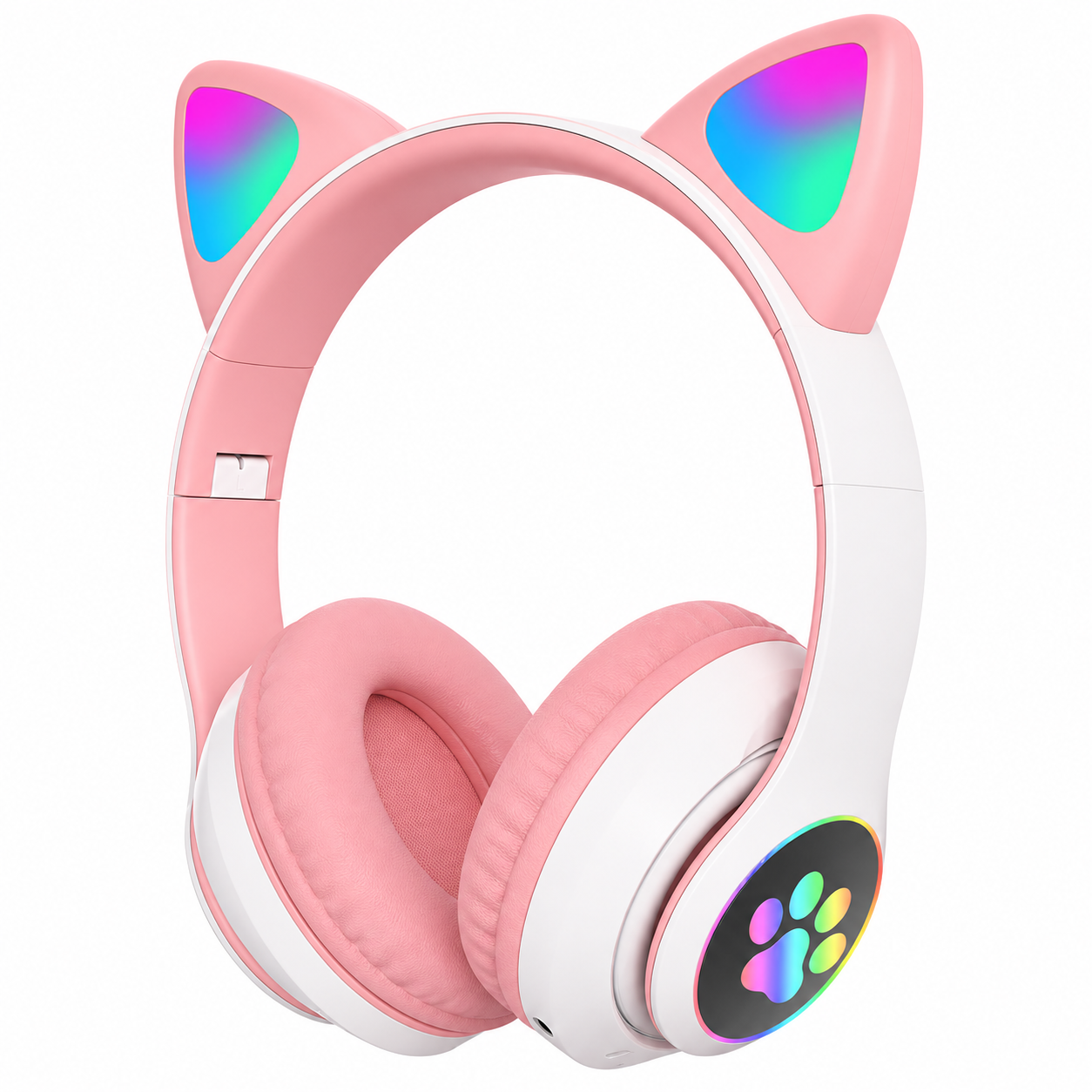 Gaming-Headset Katzenohr LED-Beleuchtung USB 3,5mm | Brehn