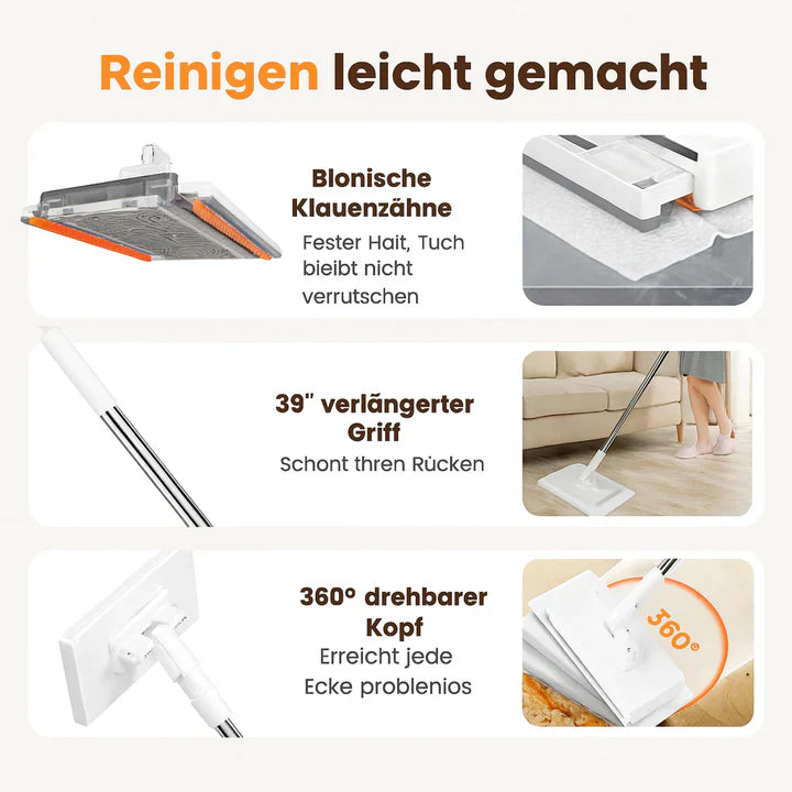 ReachClean Tuchhalter-Mopp ausziehbar hygienisch | Brehn