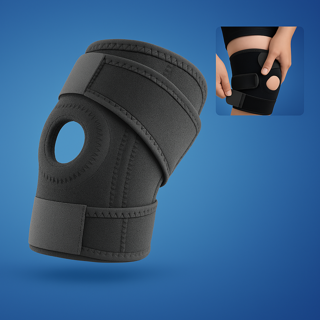 ProFlex Kniebandage mit verstellbarem Druck | zur Schmerzlinderung - Verletzungsrehabilitation - Arthritis und Sports Stabilität Brehn