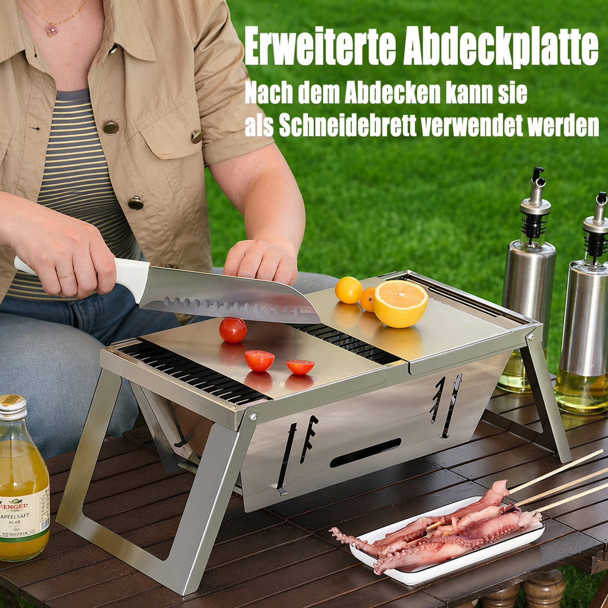 Grill pliable compact für unterwegs | Brehn