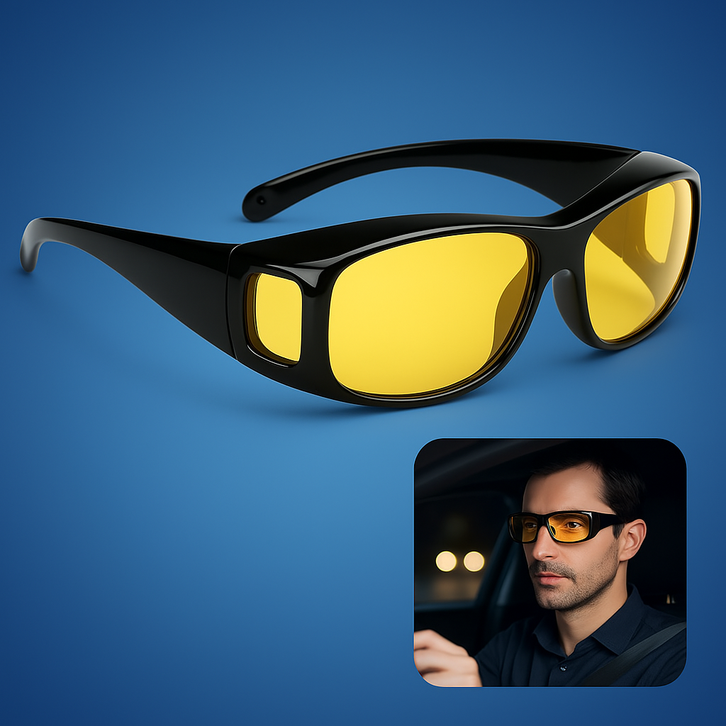Brehn | Fahrbrille Anti-Blend-Linse Nachtwäsche