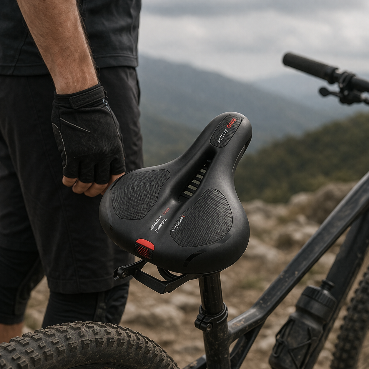 ComfortSaddle AirFlow – Atmungsaktiver Fahrradsattel mit Federung | Brehn