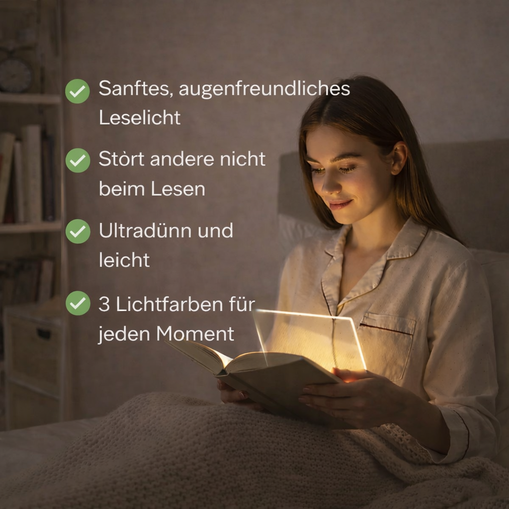 LumaLeaf — Entspannt lesen ohne Augenstress, überall und jederzeit | Brehn