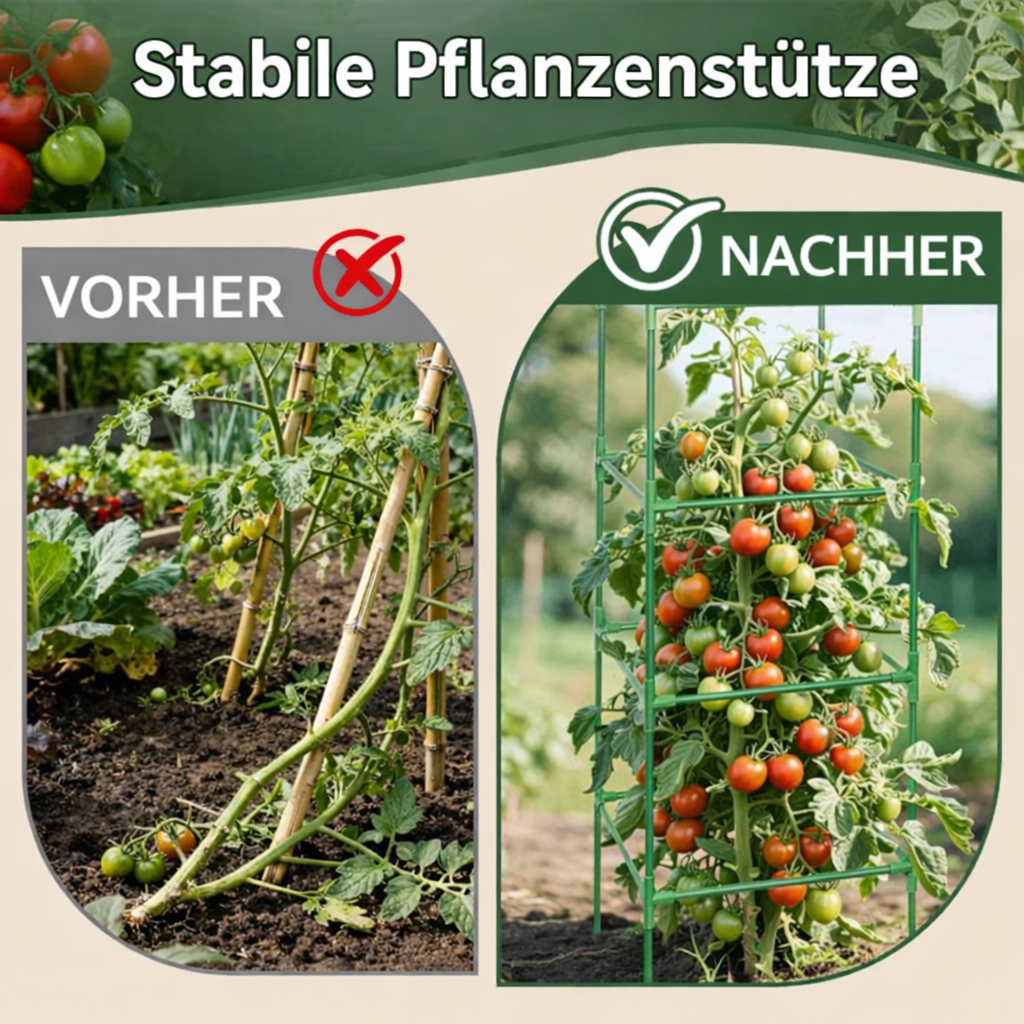 GrowGuard — Leichtes Aufrichten für starke Pflanzen, die nicht mehr umfallen wollen! | Brehn