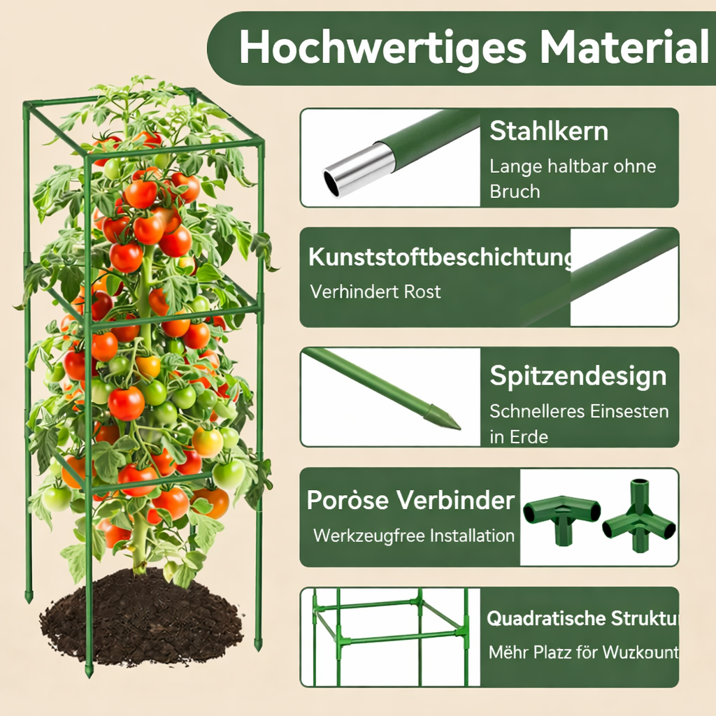 GrowGuard — Leichtes Aufrichten für starke Pflanzen, die nicht mehr umfallen wollen! | Brehn