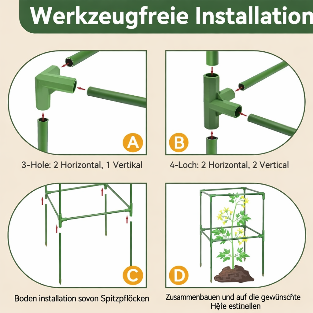 GrowGuard — Leichtes Aufrichten für starke Pflanzen, die nicht mehr umfallen wollen! | Brehn