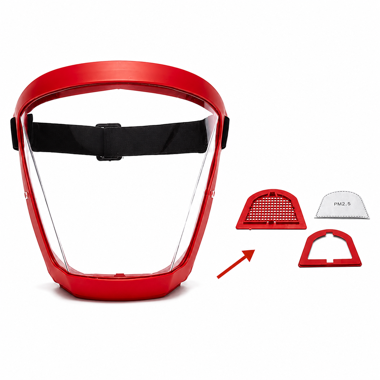Gesichtsschutz Maske transparent – Arbeitsschutz | Brehn