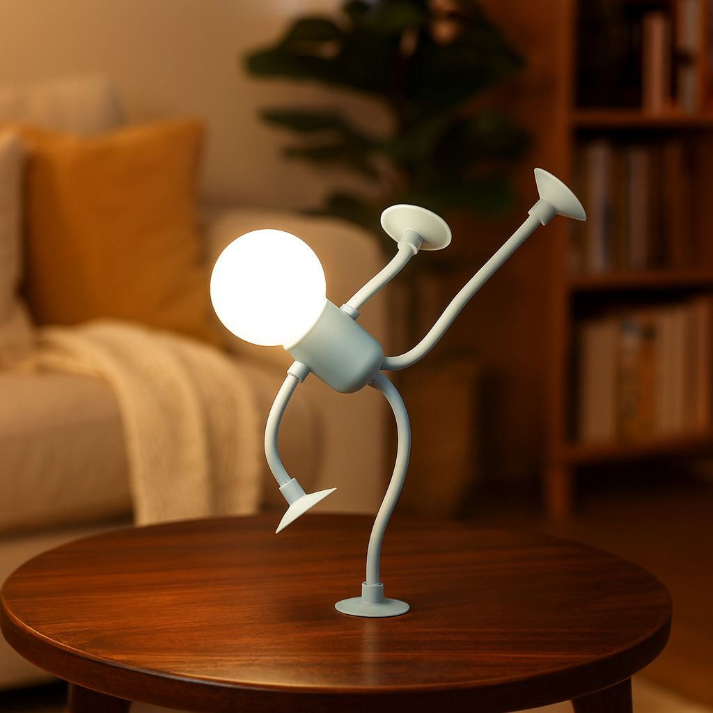 Vivolux | LumiFlex | LED Tischlampe Flexible Kreative Dekoration für Wohnzimmer und Kinderzimmer Energieeffizient Modern 4 Farben