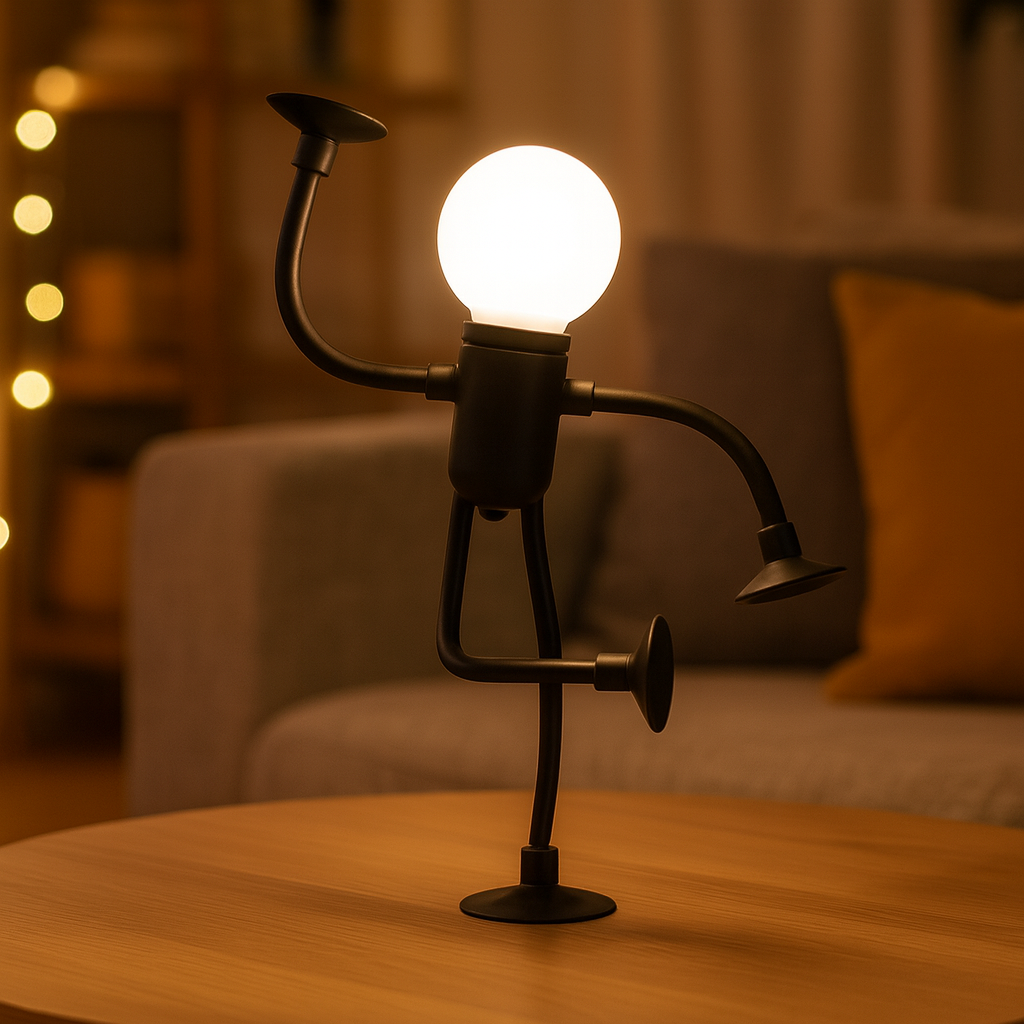 Vivolux | LumiFlex | LED Tischlampe Flexible Kreative Dekoration für Wohnzimmer und Kinderzimmer Energieeffizient Modern 4 Farben