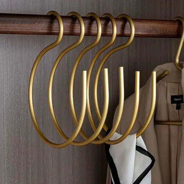 HangStruct – S-förmige Metallkleiderbügel (Set von 5) zur Platzersparnis | Brehn