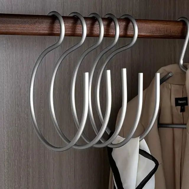 HangStruct – S-förmige Metallkleiderbügel (Set von 5) zur Platzersparnis | Brehn