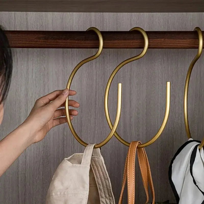 HangStruct – S-förmige Metallkleiderbügel (Set von 5) zur Platzersparnis | Brehn