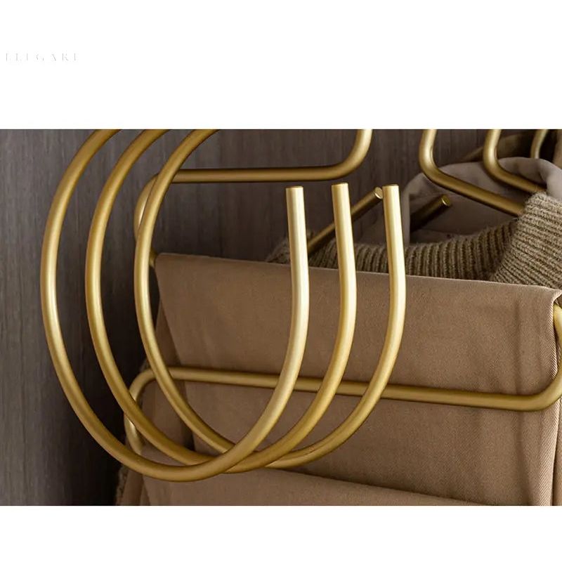 HangStruct – S-förmige Metallkleiderbügel (Set von 5) zur Platzersparnis | Brehn