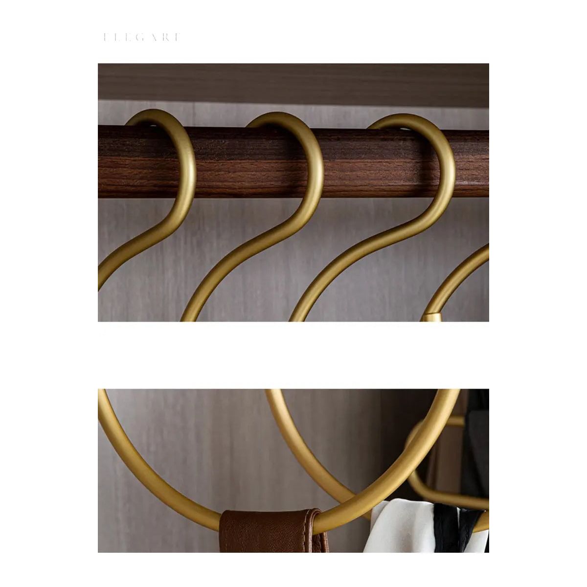 HangStruct – S-förmige Metallkleiderbügel (Set von 5) zur Platzersparnis | Brehn