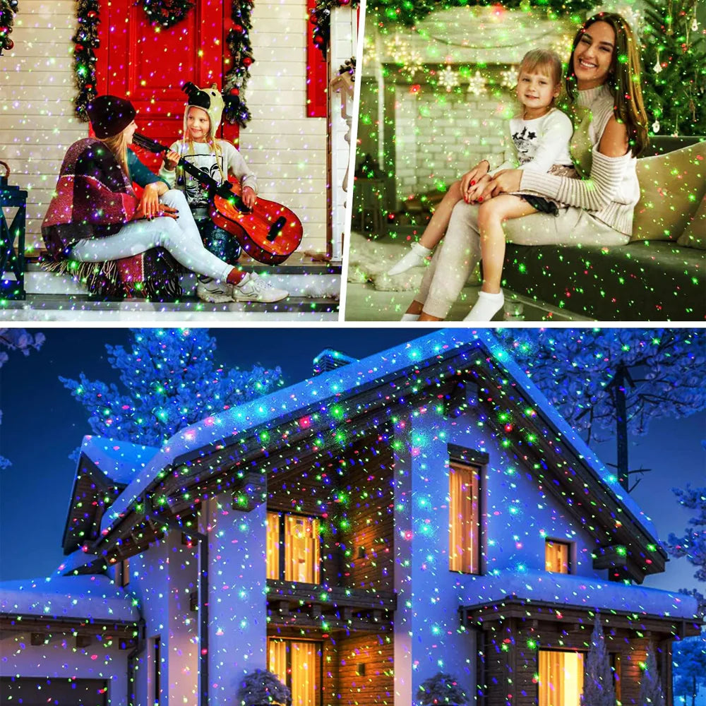 Brehn | Weihnachtslichtprojektor Außen wasserdicht Laserdisplay