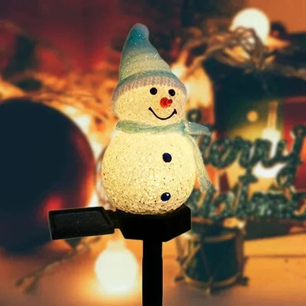Solarbetriebene Schneemannlampe - SolarSnow | Brehn