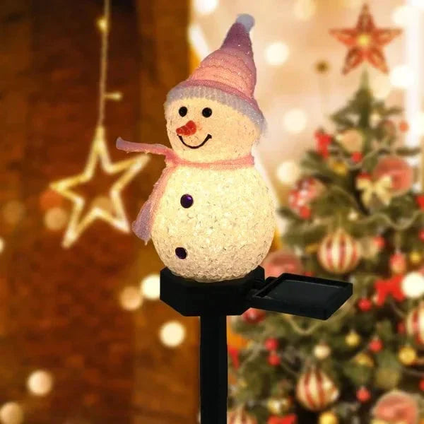 Solarbetriebene Schneemannlampe - SolarSnow | Brehn