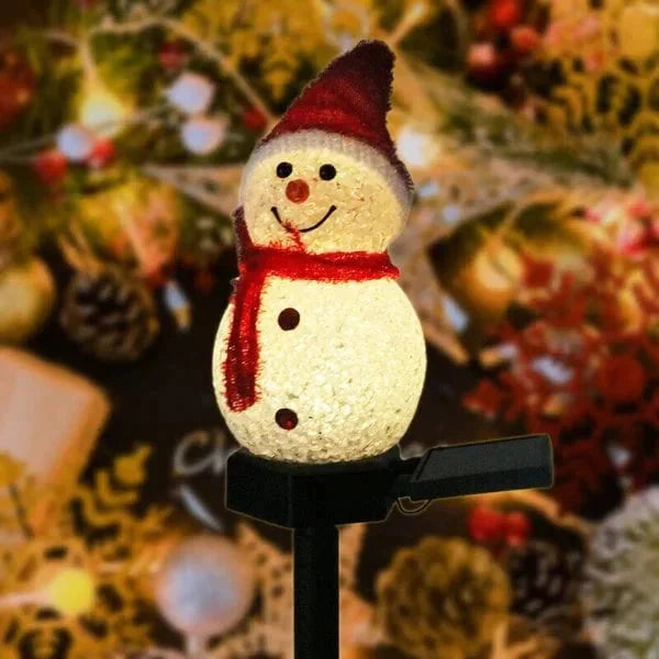 Solarbetriebene Schneemannlampe - SolarSnow | Brehn