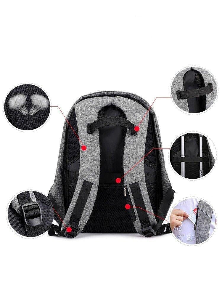 City Travel Anti-Diebstahl Deluxe Rucksack | Brehn