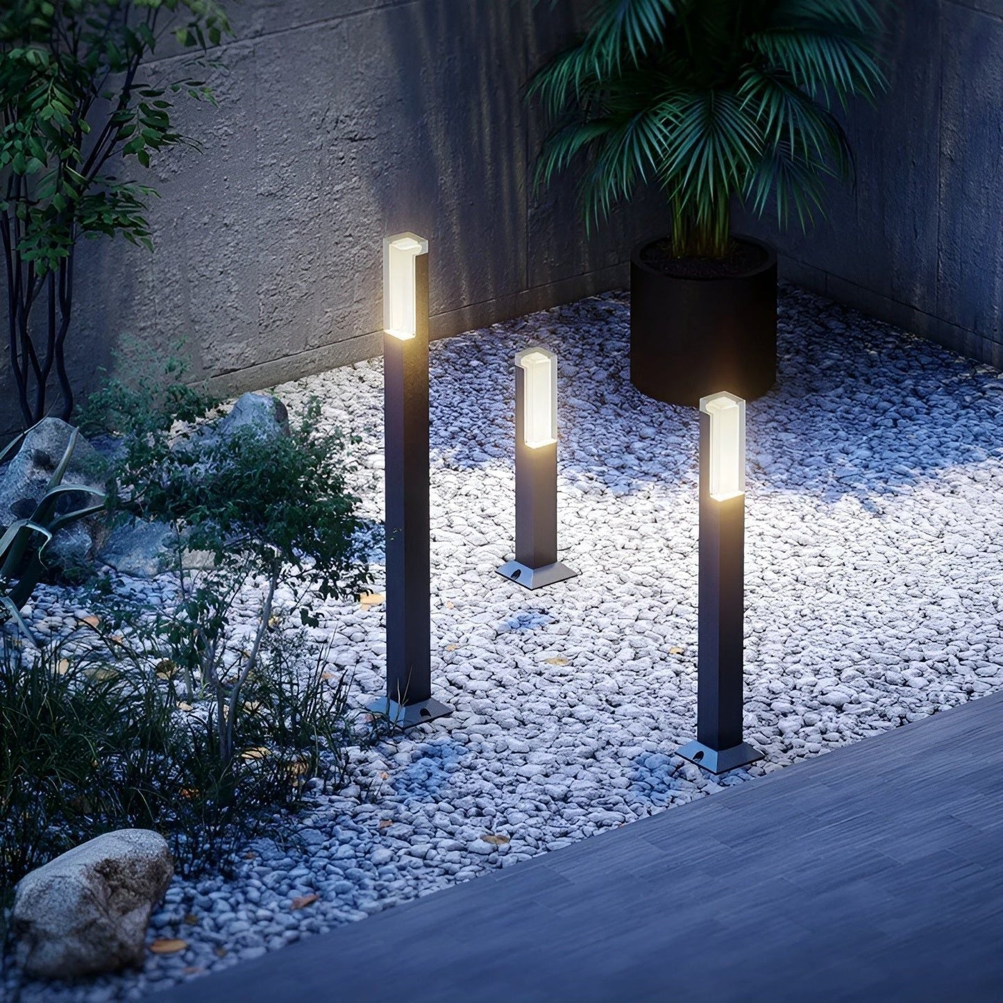 LuxeGarden Glow – Moderne LED-Gartenbeleuchtung