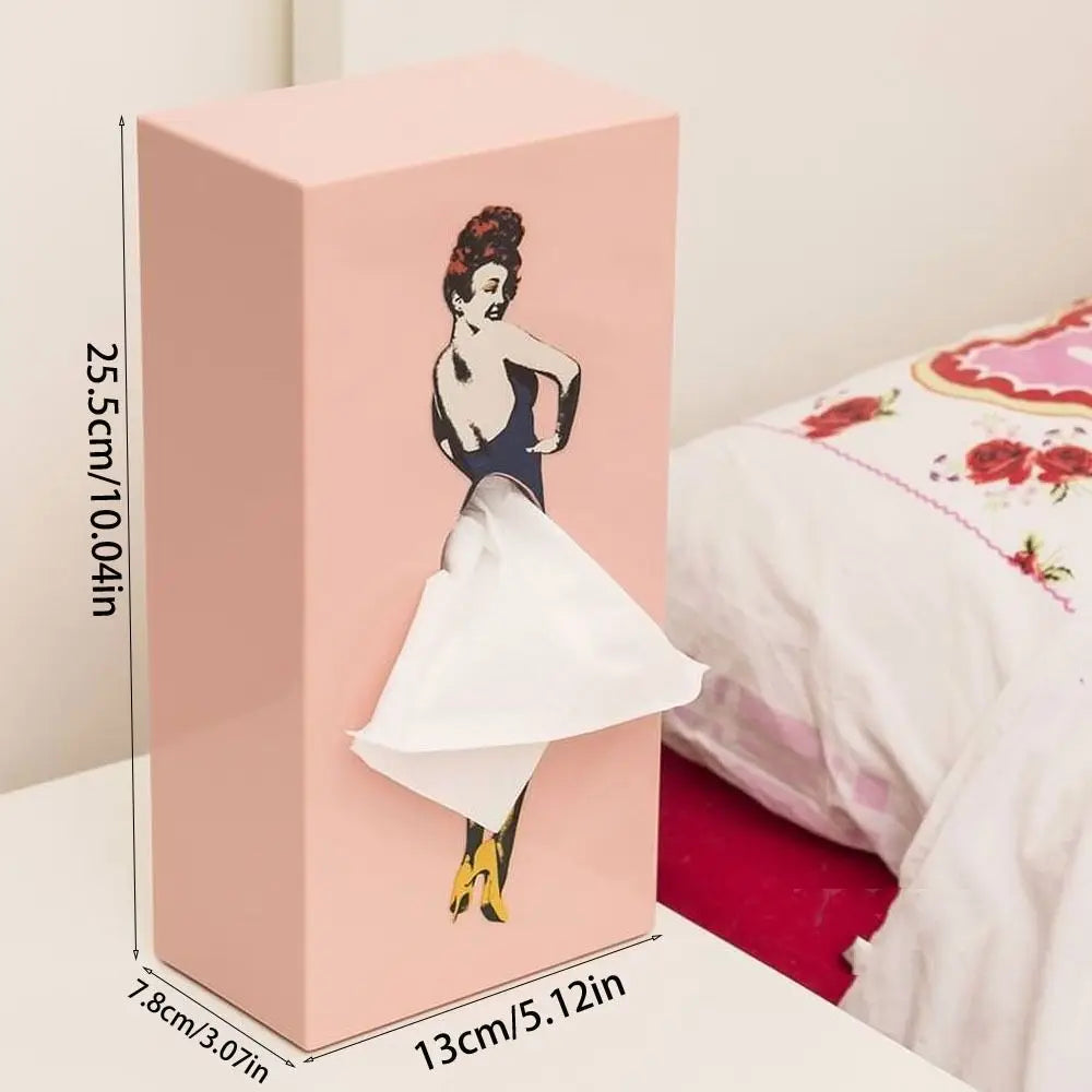 Retro-Taschentuchbox für Damen