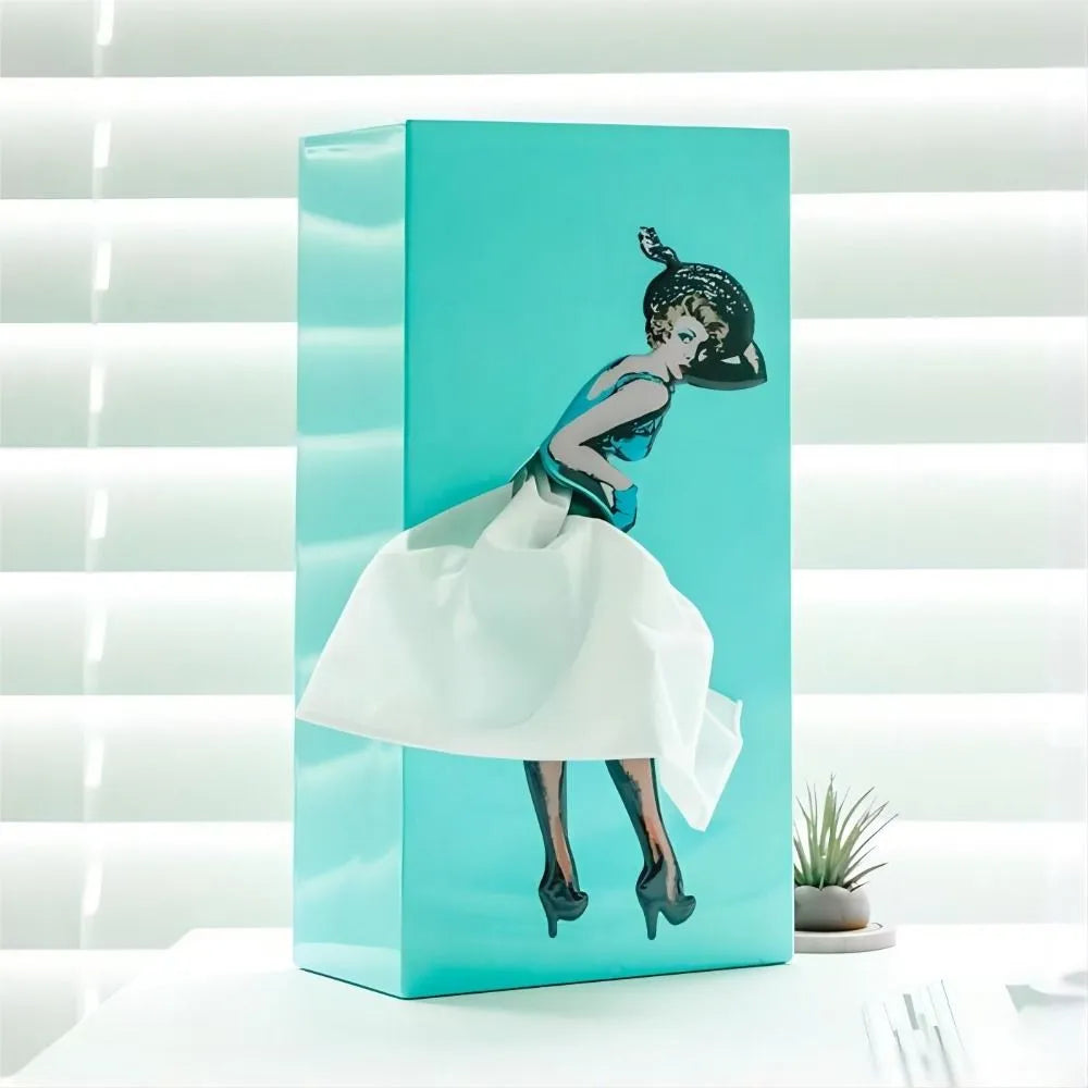 Retro-Taschentuchbox für Damen