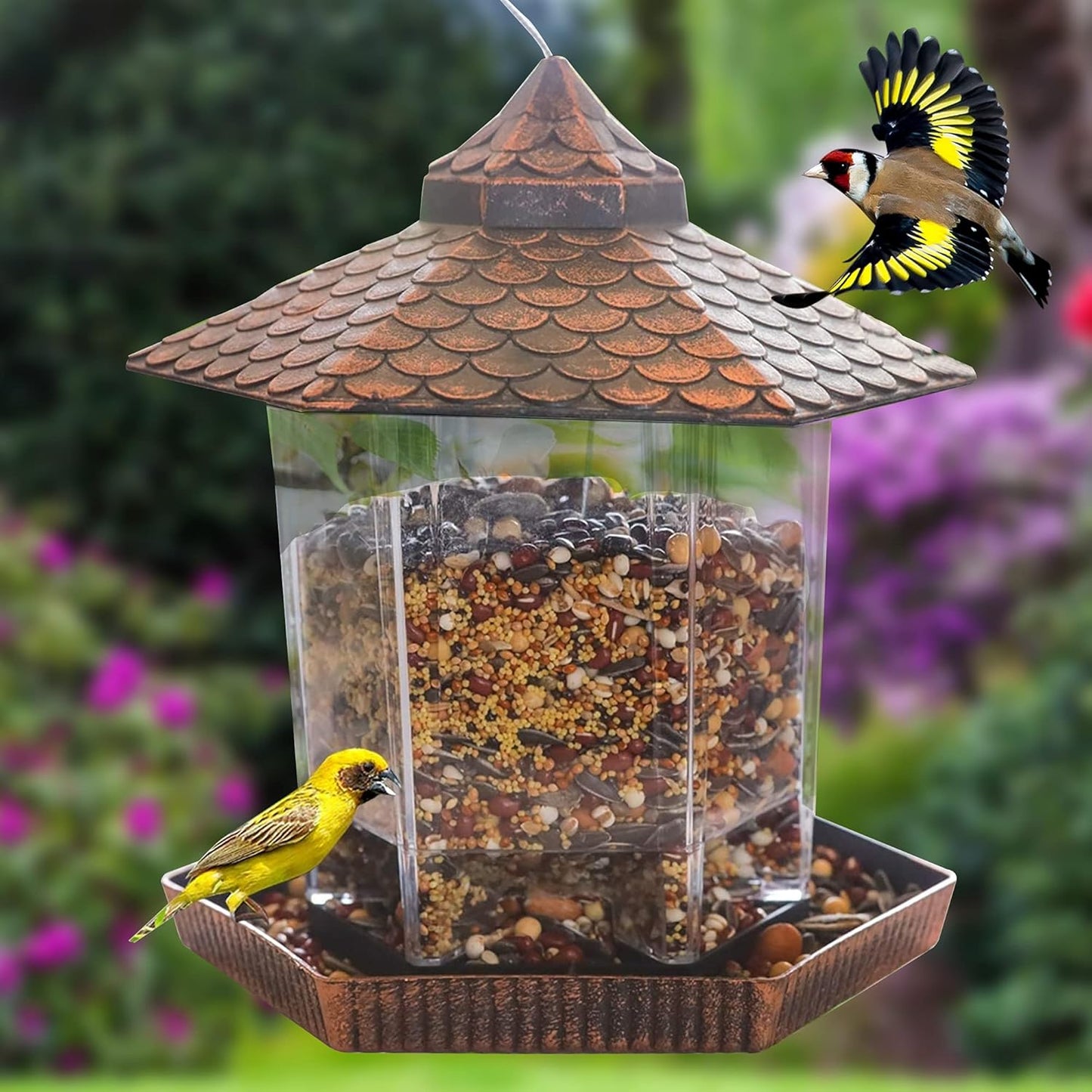 Brehn | Vogelhaus Hängend Kupferdach Außen