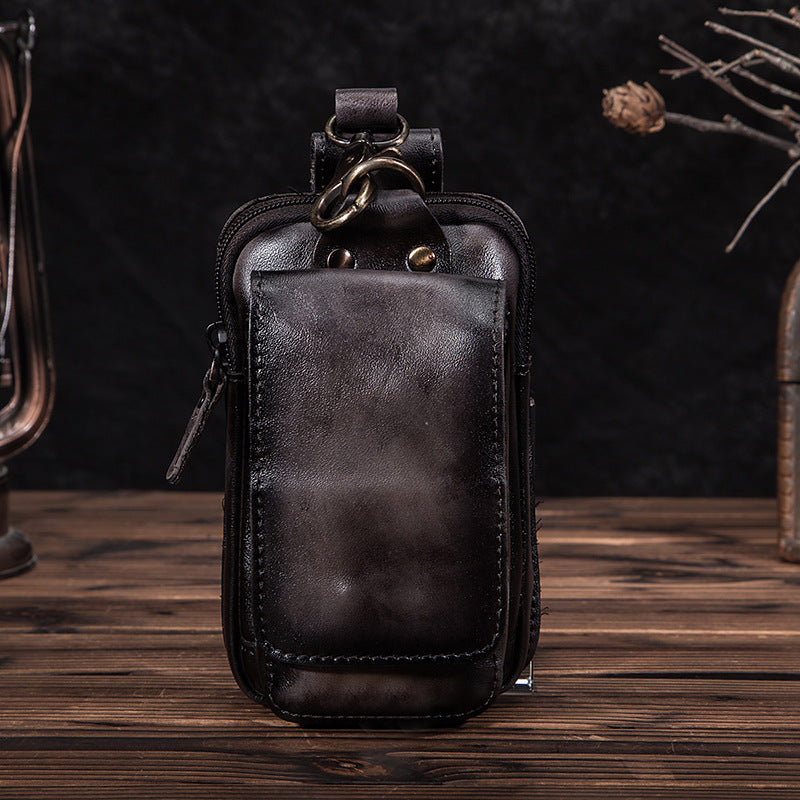 Elegante Hüfttasche aus Leder für Herren