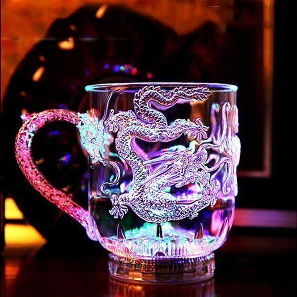 Farbwechsel LED Drache Becher | Brehn
