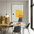 Farbenfrohe Minimalistische Abstrakte Wandkunst Feine Kunst Leinwanddrucke Orange Gelb Schwarz Beige Bilder Für Wohnzimmer Esszimmer Nordische Heimdekoration | Brehn