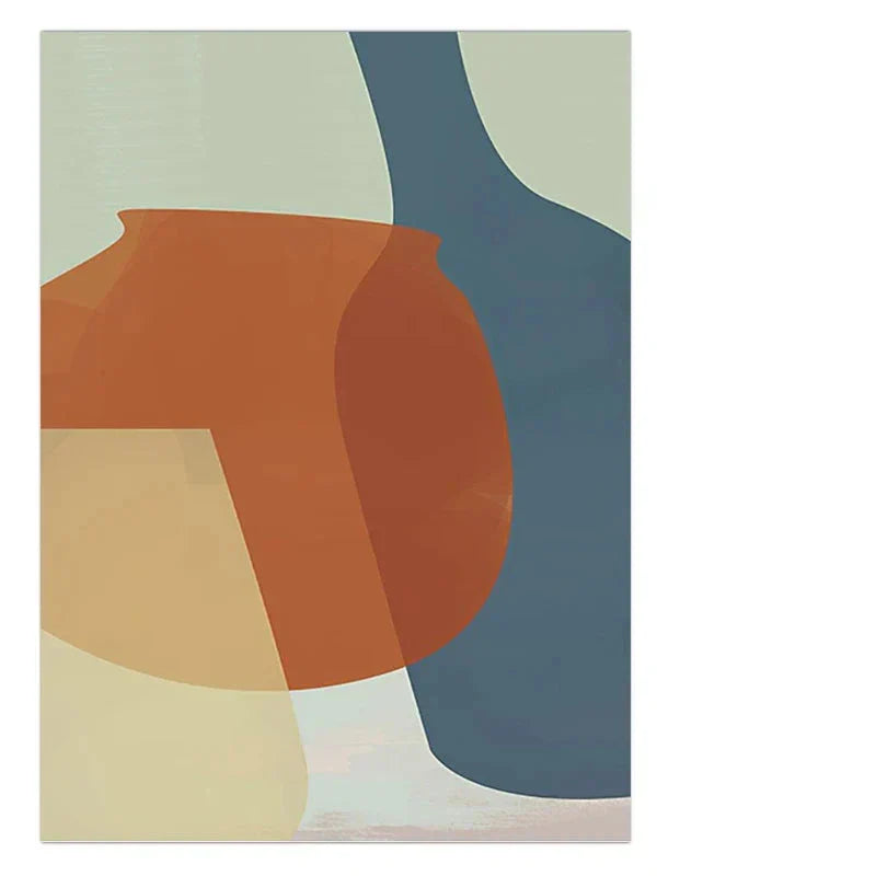 Farbenfrohe Sanfte Farbtöne Abstrakte Stillleben Wandkunst Feine Kunst Leinwanddrucke Bilder für modernes Apartment Wohnzimmer Esszimmer Zeitgenössische Wohnkultur