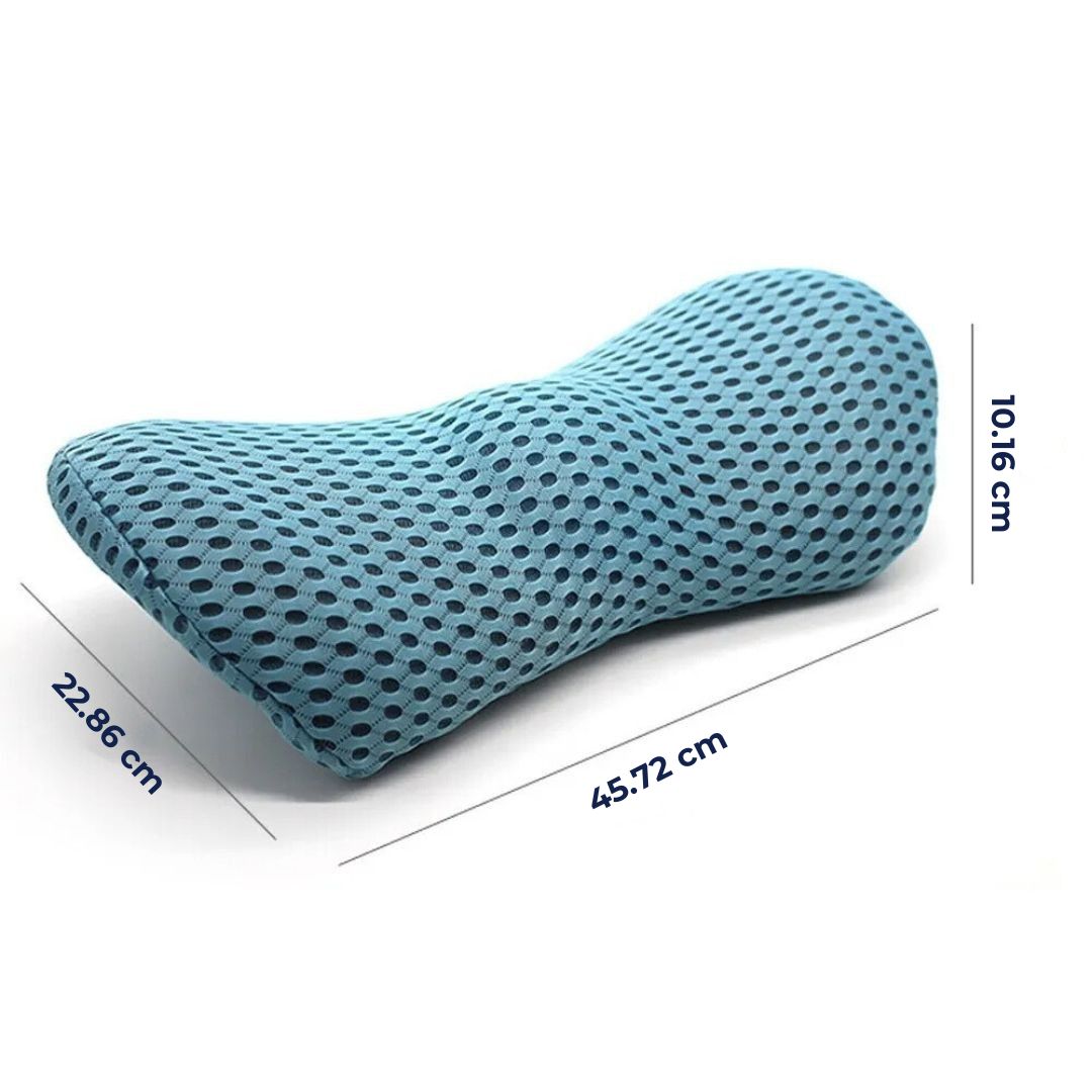 ComfortWave Lendenstützkissen | zur Linderung von Rückenschmerzen - Ergonomisches Design für Büro - Fahren und Zuhause verwenden Brehn