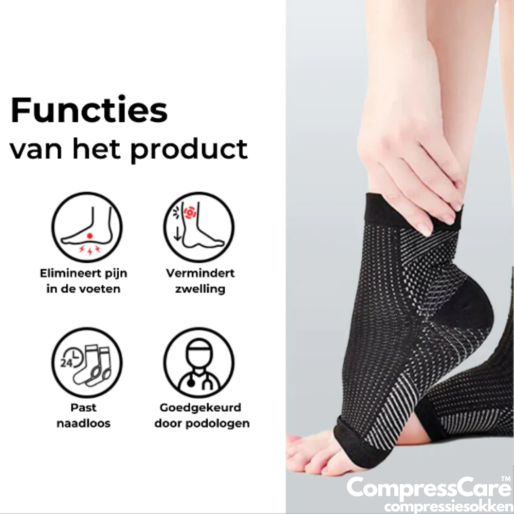 Brehn | CompressPro Socken - Für Erleichterung und Komfort bei Fußschmerzen