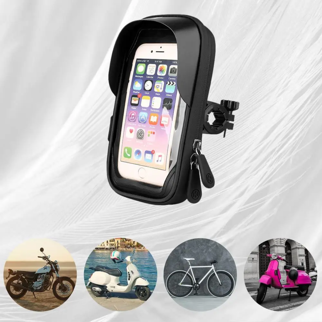 Brehn | Motorradlenker Wasserdichter Universeller Handyhalter