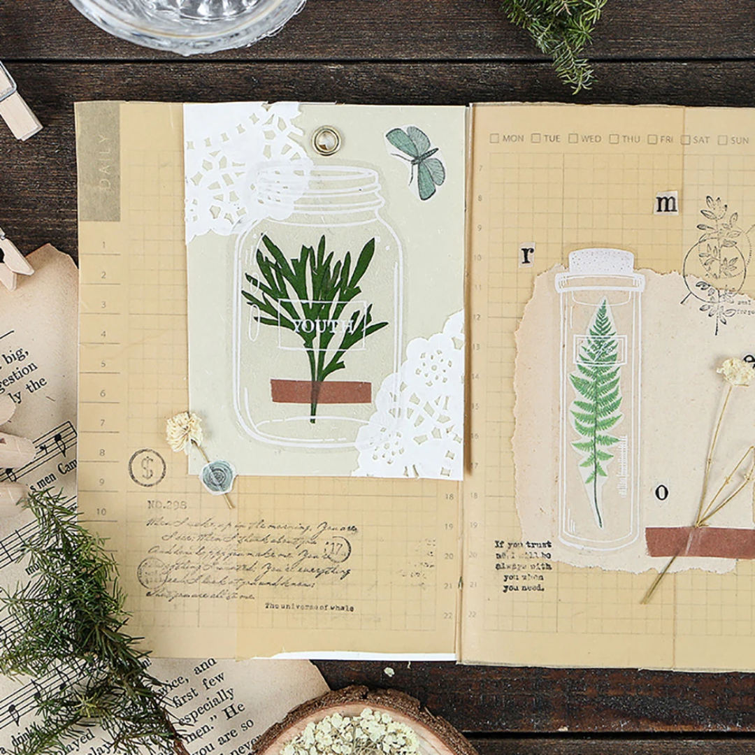Brehn | DIY Transparente natürliche Blumen Lesezeichen