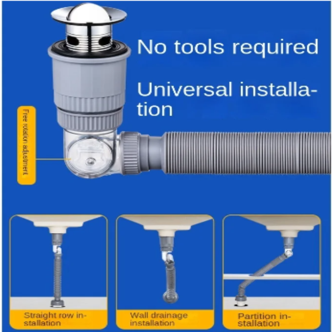 360 Drain Easy Universal Überlauf Abfluss Gerät Kit | Brehn