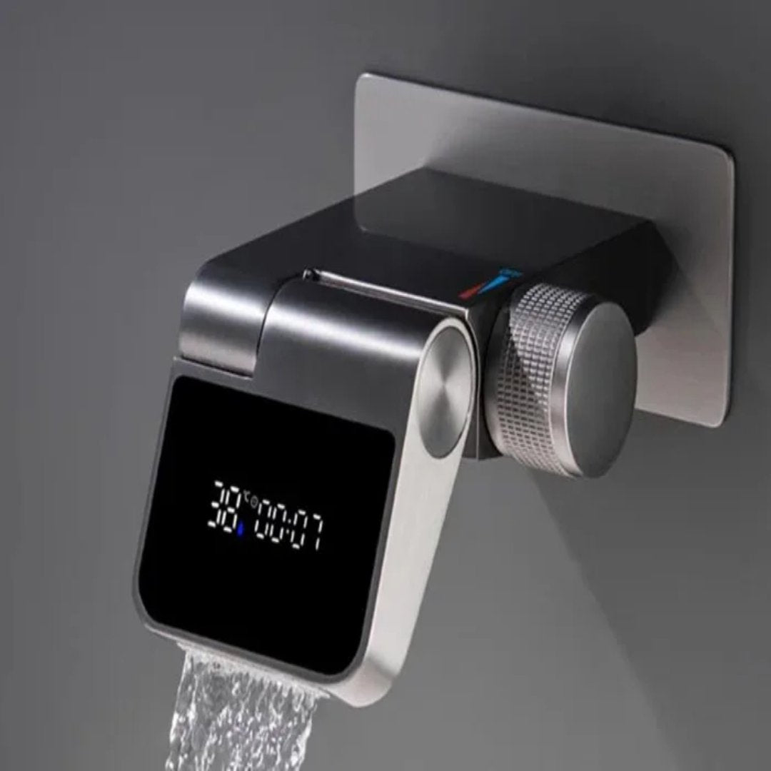 Brehn | Moderner verstellbarer Flow berührungsloser LED-Temperaturwasserhahn