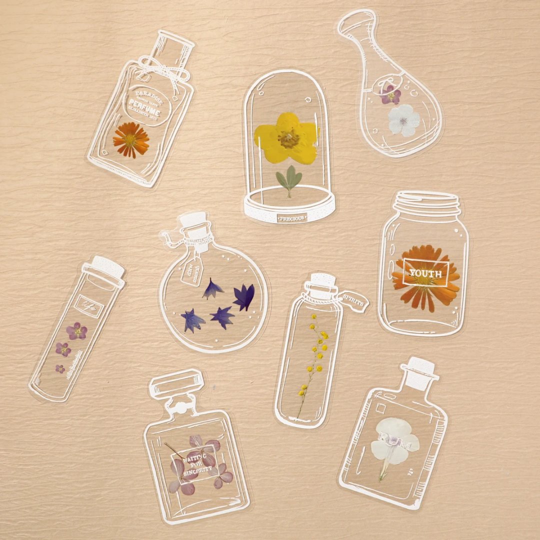 Brehn | DIY Transparente natürliche Blumen Lesezeichen